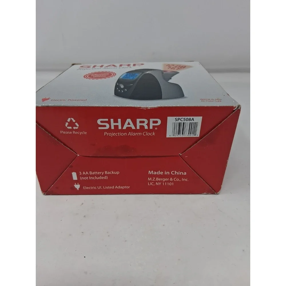 Sharp Spc508a Projection Alarm Clock